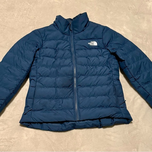 New North Face Blue Puffer Jacket SZ:S - Picture 1 of 5